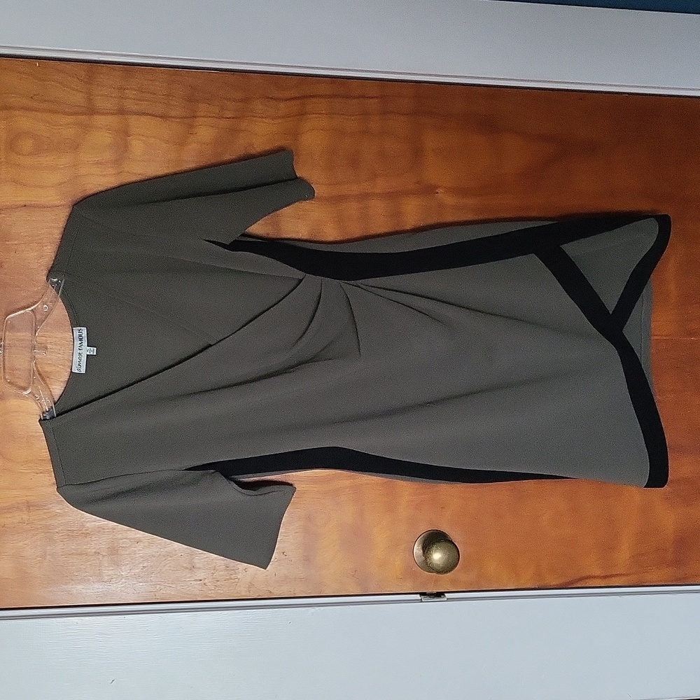 Faux wrap dress